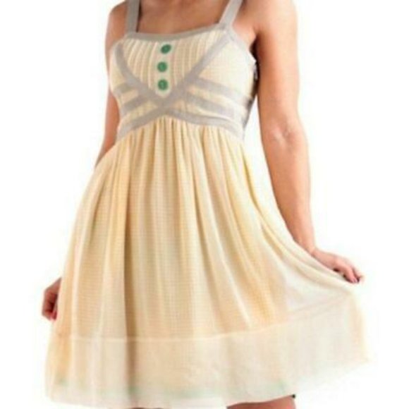 yellow gingham dress womens